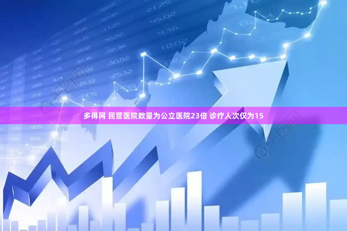 多得网 民营医院数量为公立医院23倍 诊疗人次仅为15